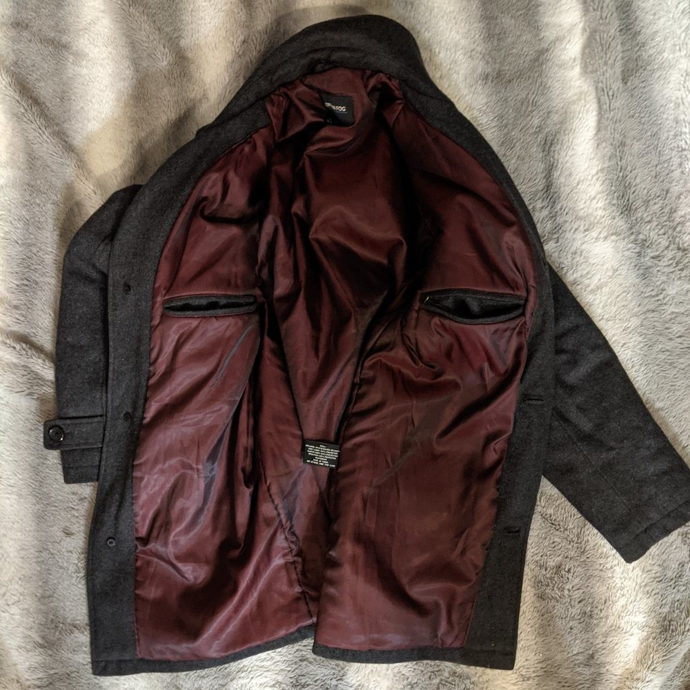 London Fog Classic  Wool Men's coat M - Picture 4 of 8